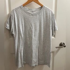 SOLD - All Yours Cotton T-Shirt (Heathered Core Ultra Light Grey)